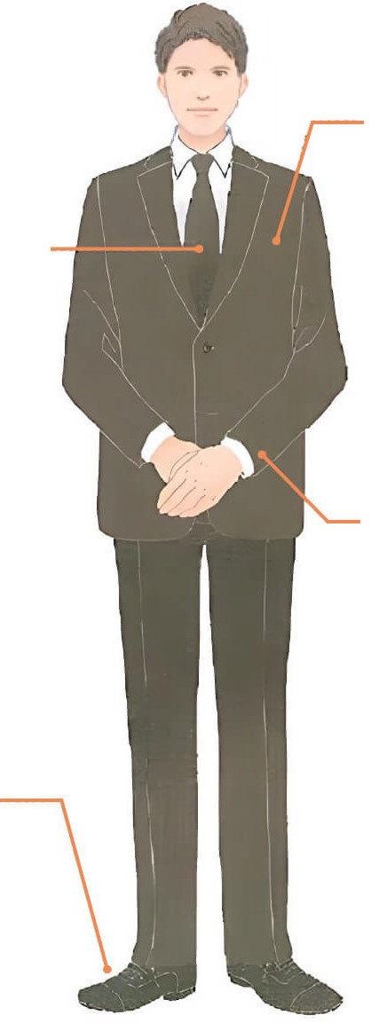 男性の服装の注意点