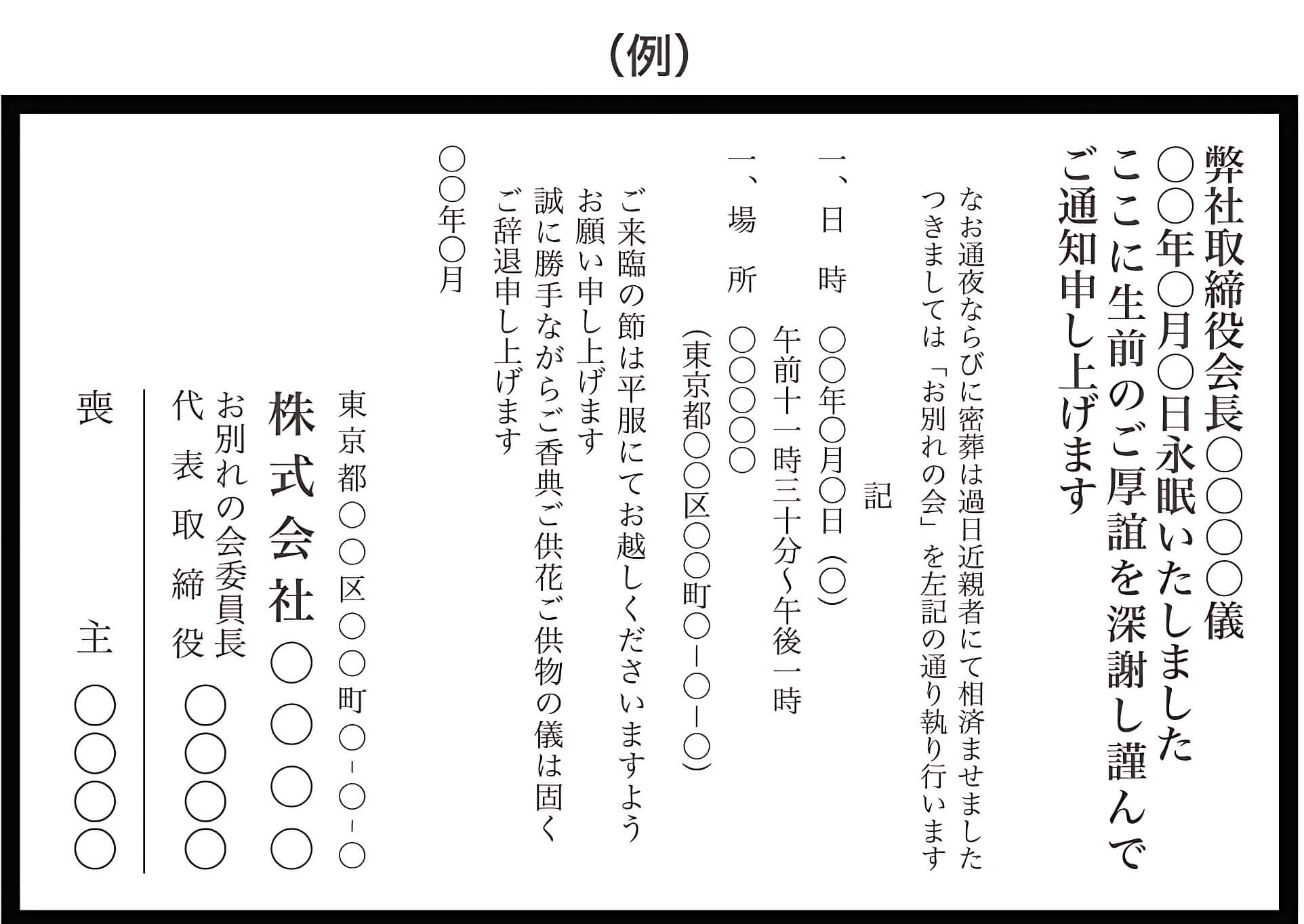 新聞の訃報広告(有料)